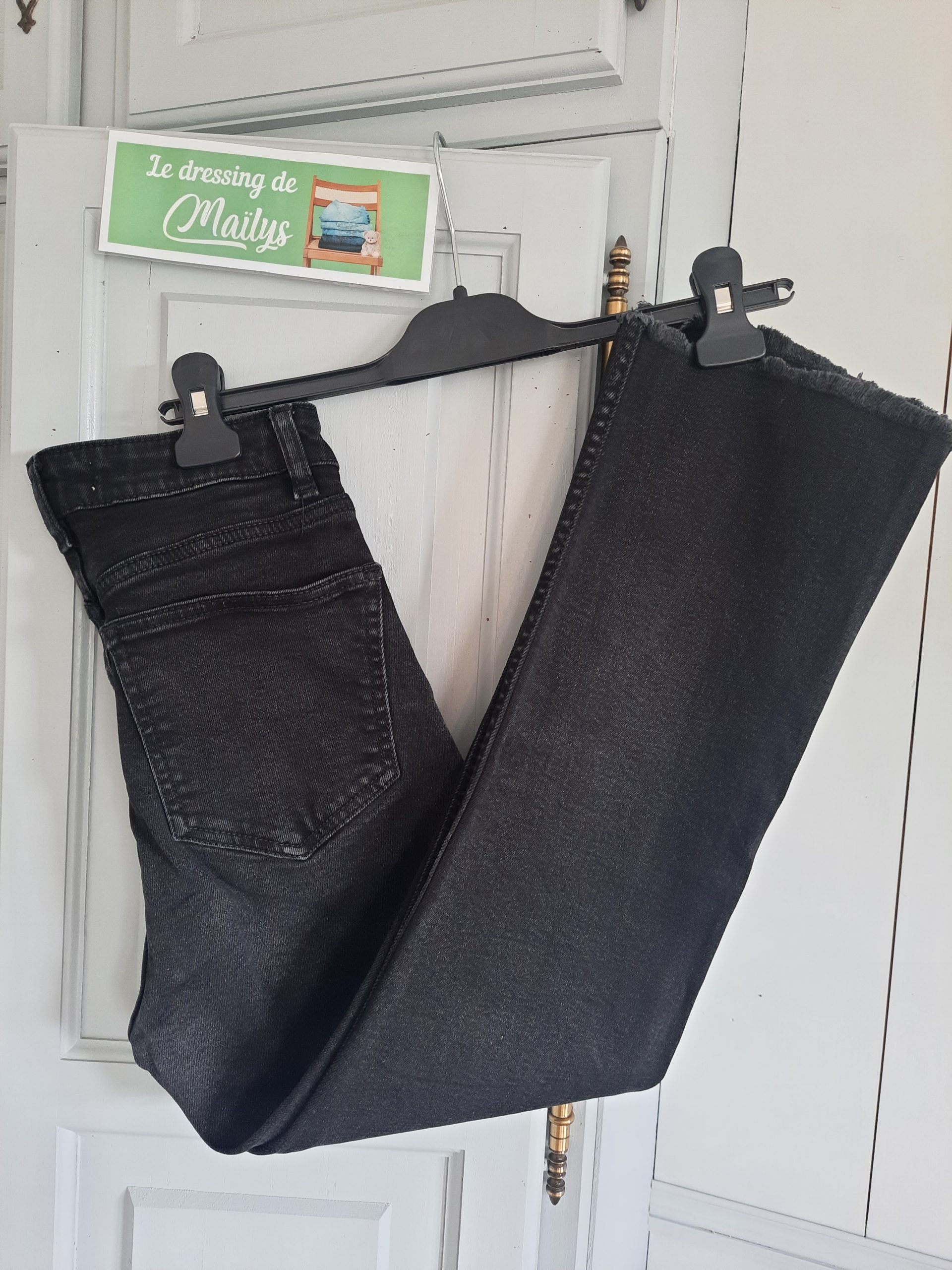 Pantalon jean évasé T36 Zara – Image 2